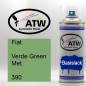 Preview: Fiat, Verde Green Met., 390: 400ml Sprühdose, von ATW Autoteile West.